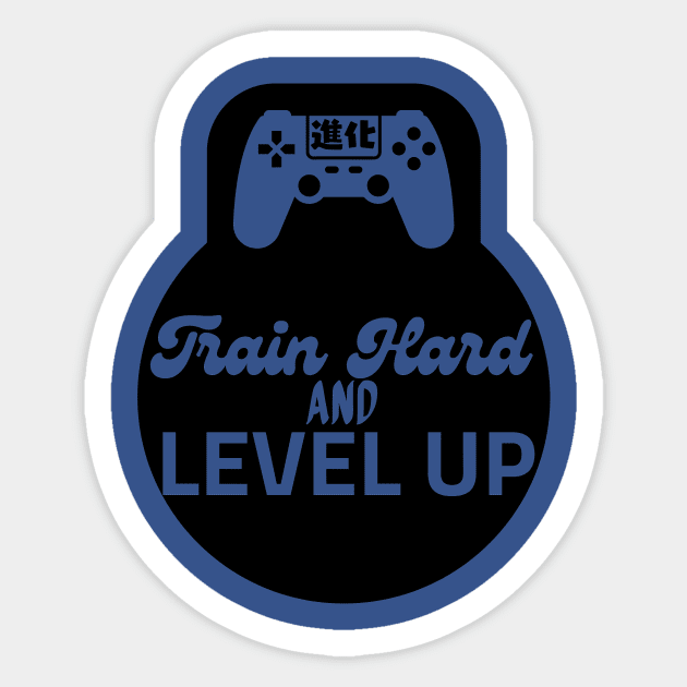 Jinka: Train Hard to Level Up Sticker by J335tudi0z